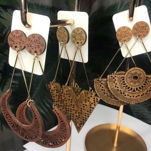 Wooden Earrings